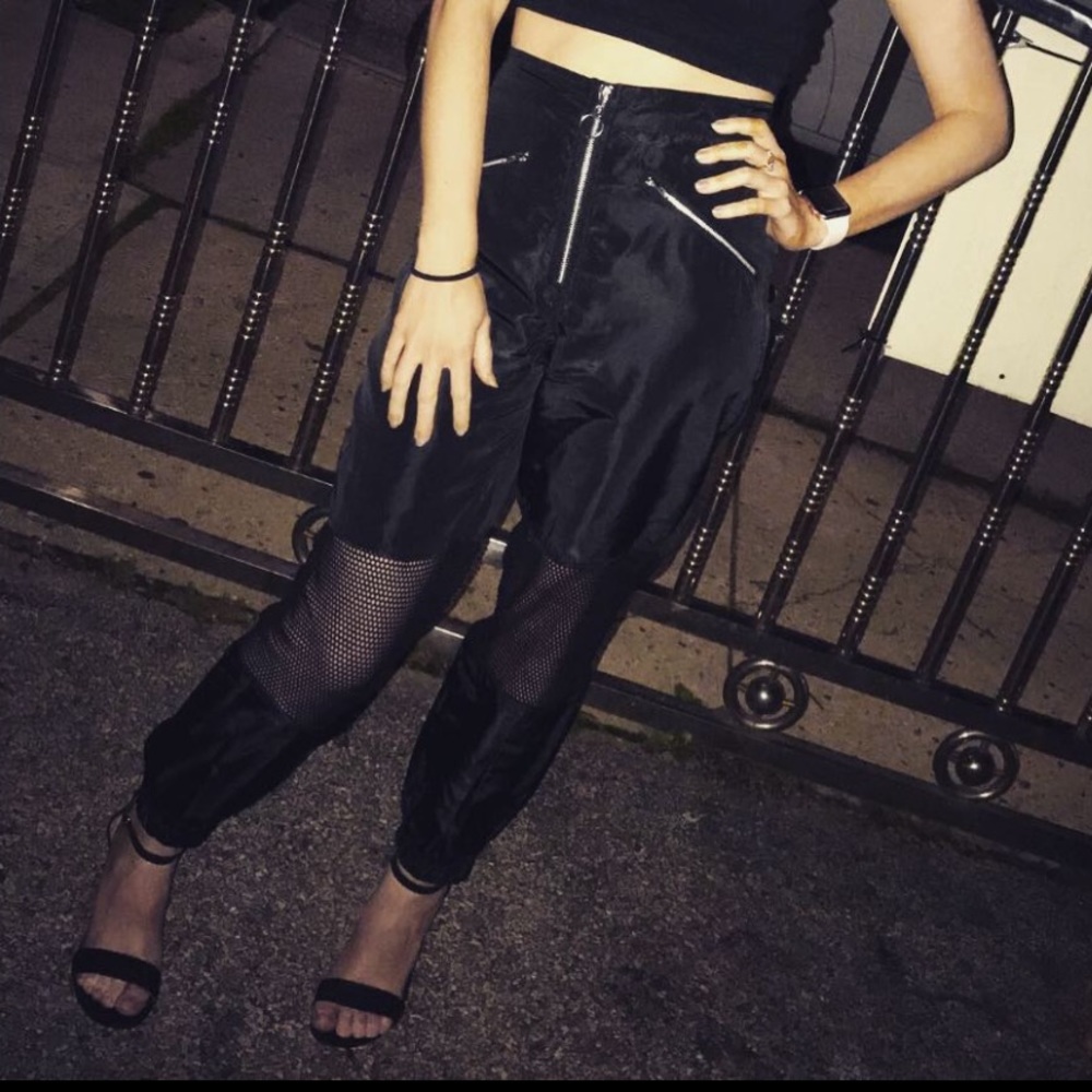 Black joggers
